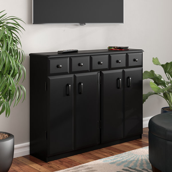 Red Barrel Studio Multimedia with Library Style Drawers